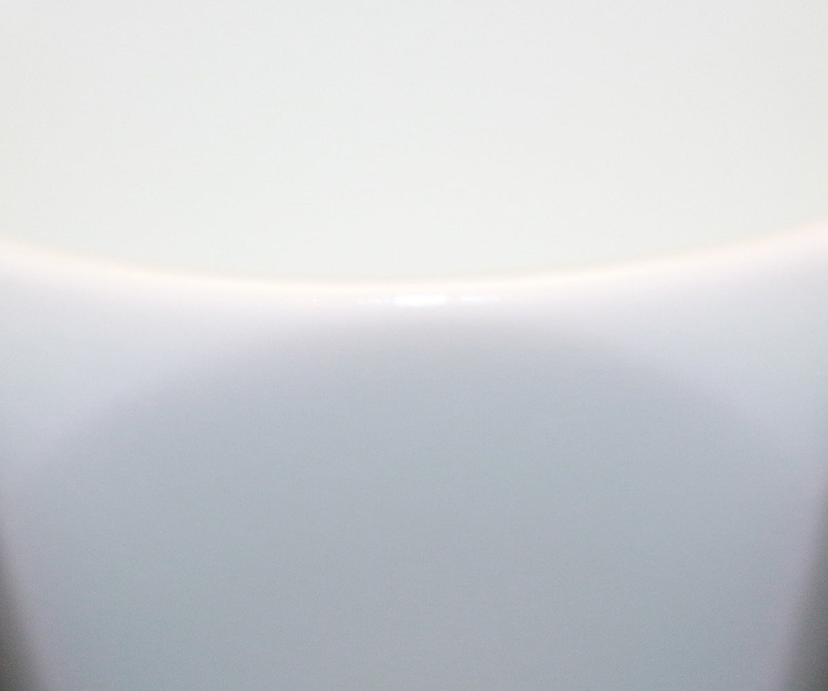 25925   人間国宝 前田昭博  白瓷面取盃　MAEDA Akihiro