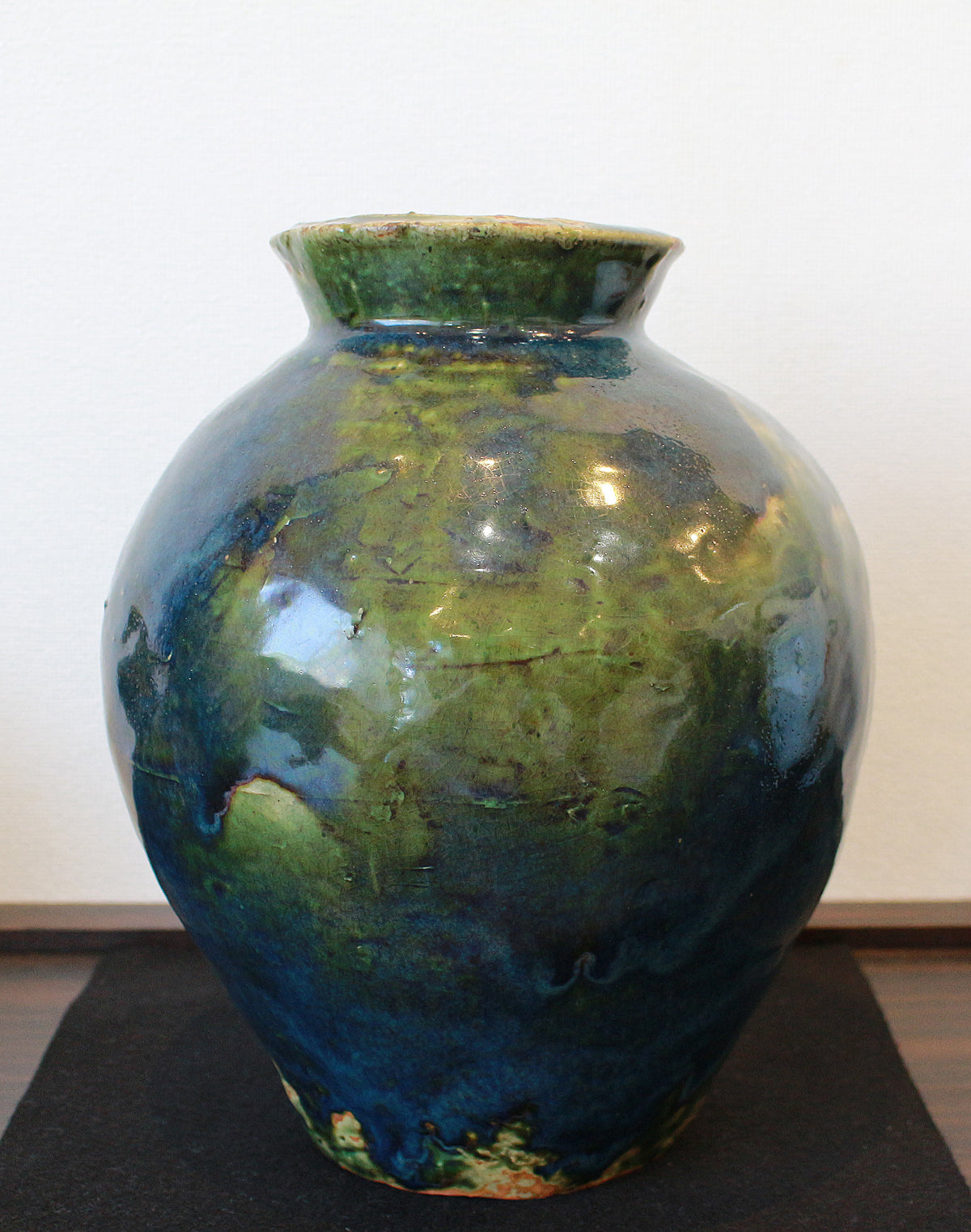 25944	北大路魯山人	 於里扁ツボ花入（図録掲載品）  KITAOJI  Rosanjin