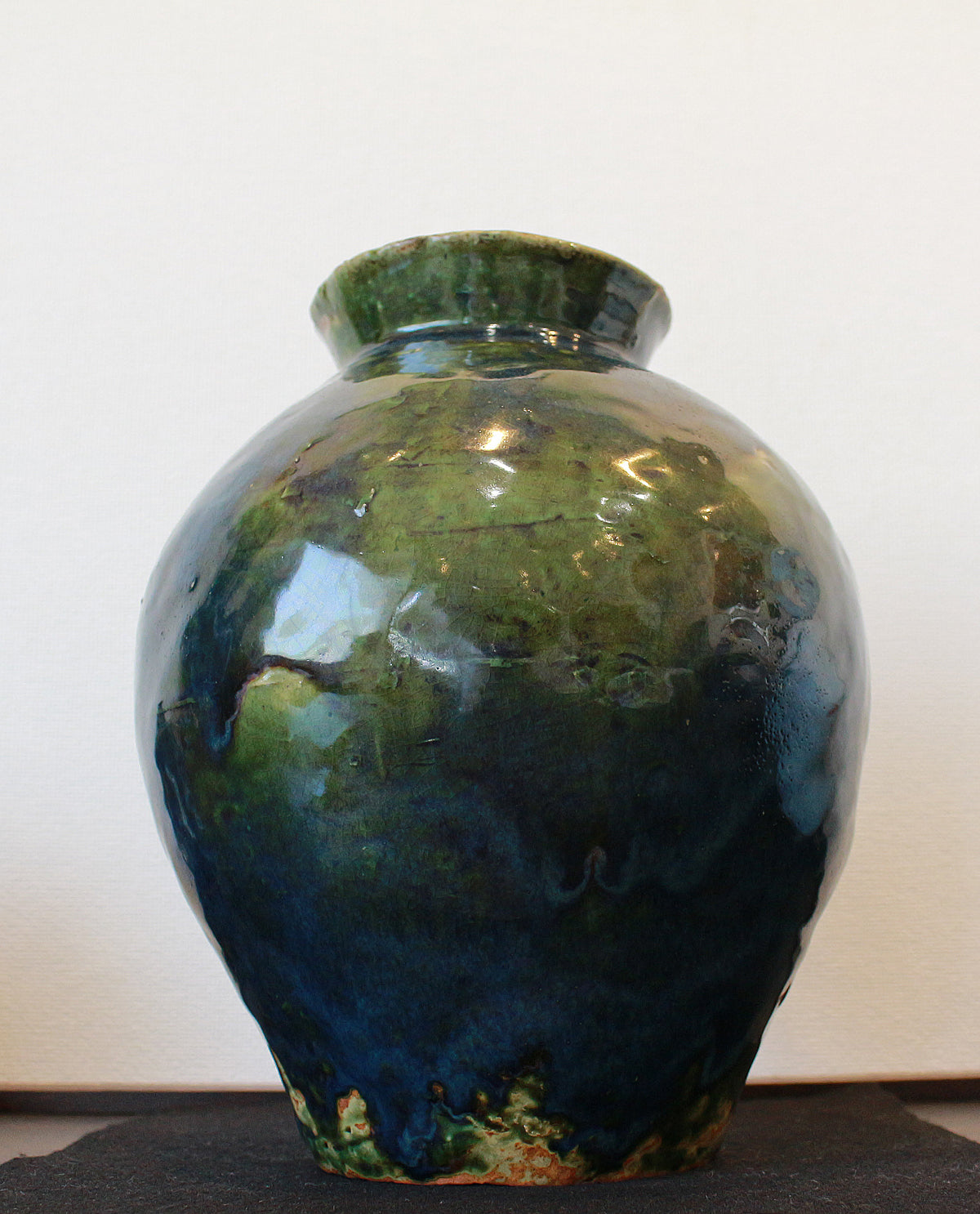 25944	北大路魯山人	 於里扁ツボ花入（図録掲載品）  KITAOJI  Rosanjin