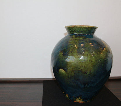 25944	北大路魯山人	 於里扁ツボ花入（図録掲載品）  KITAOJI  Rosanjin