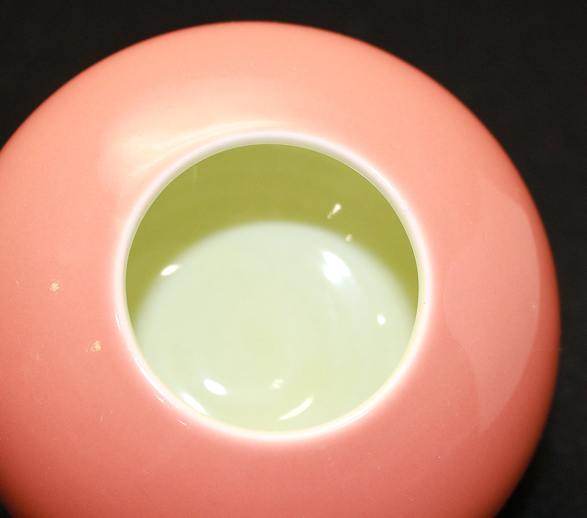 25990 Living National Treasure Manji Inoue Colored glazed persimmon incense "Kimori" 