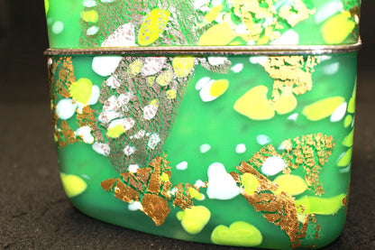 26030　藤田喬平　手吹飾筥　若竹　FUJITA Kyohei