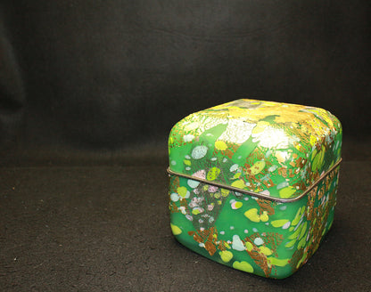 26030　藤田喬平　手吹飾筥　若竹　FUJITA Kyohei