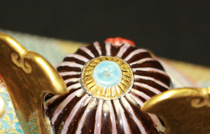 26039	田村敬星	  毛筆細字百人一首兜香爐   TAMURA　Keisei