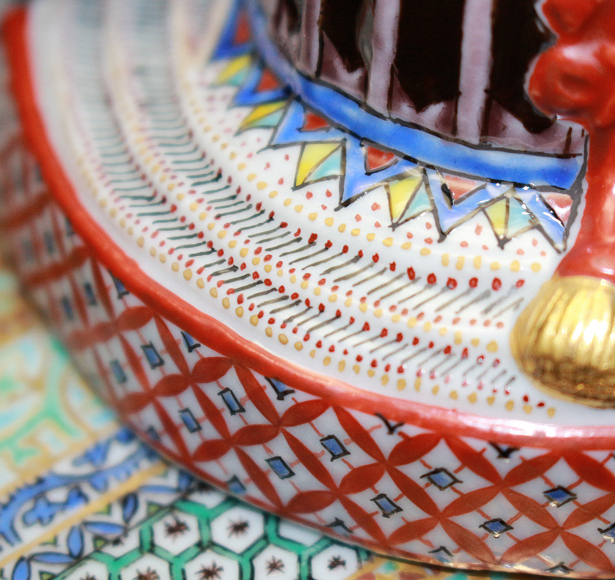 26039	田村敬星	  毛筆細字百人一首兜香爐   TAMURA　Keisei