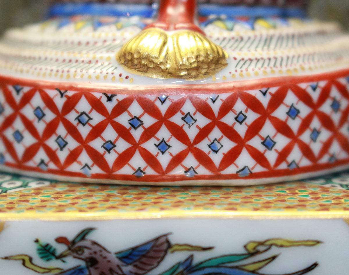 26039	田村敬星	  毛筆細字百人一首兜香爐   TAMURA　Keisei