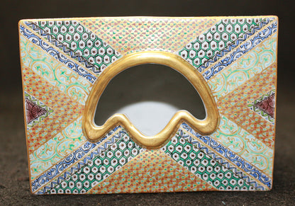 26039	田村敬星	  毛筆細字百人一首兜香爐   TAMURA　Keisei