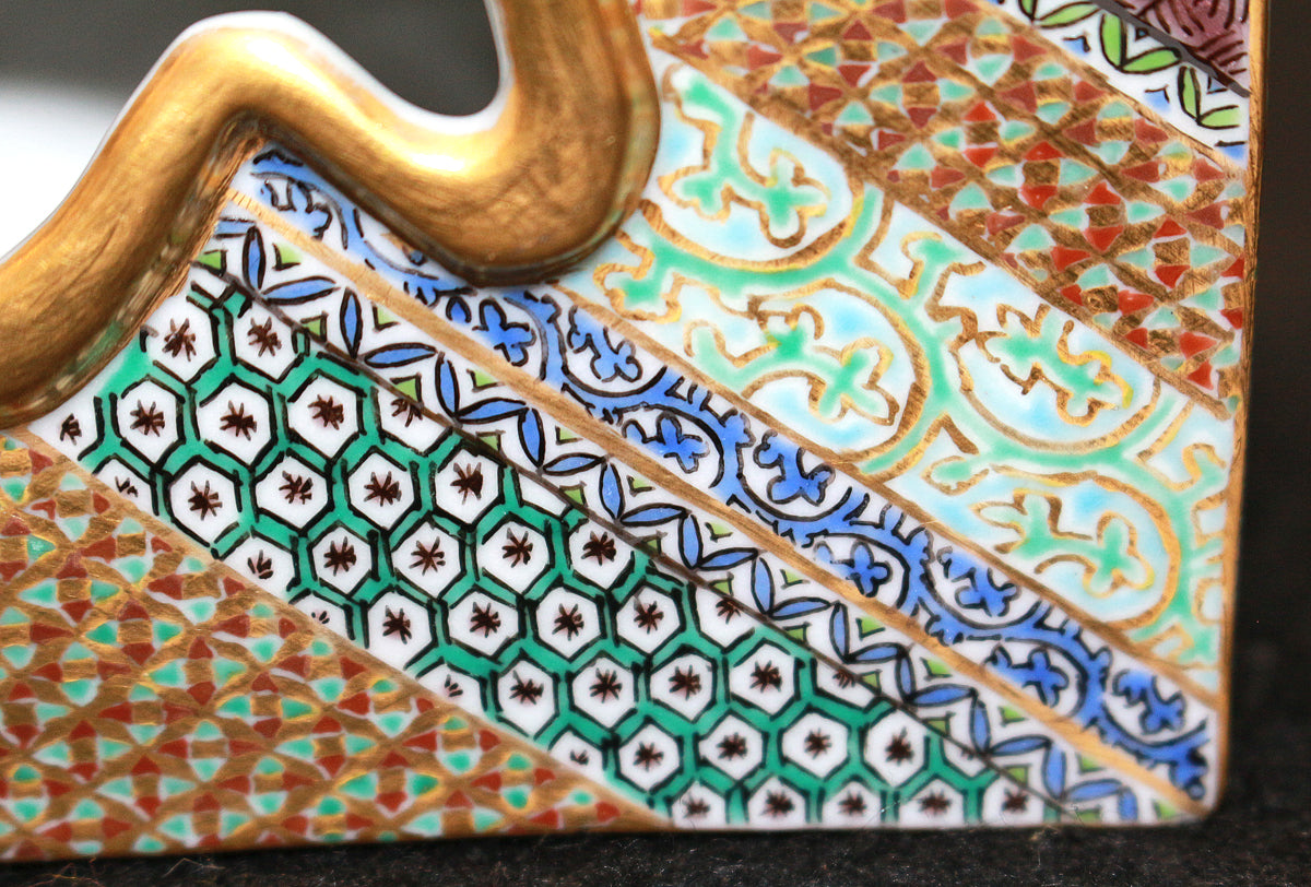 26039	田村敬星	  毛筆細字百人一首兜香爐   TAMURA　Keisei