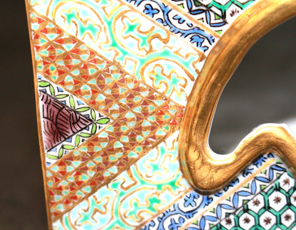 26039	田村敬星	  毛筆細字百人一首兜香爐   TAMURA　Keisei