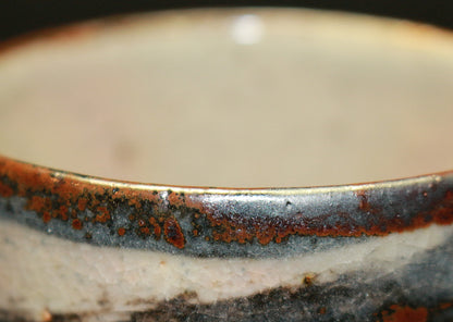 26045	北大路魯山人	 絵瀬戸渦文湯呑（黒田識）  KITAOJI Rosanjin