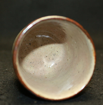 26045	北大路魯山人	 絵瀬戸渦文湯呑（黒田識）  KITAOJI Rosanjin