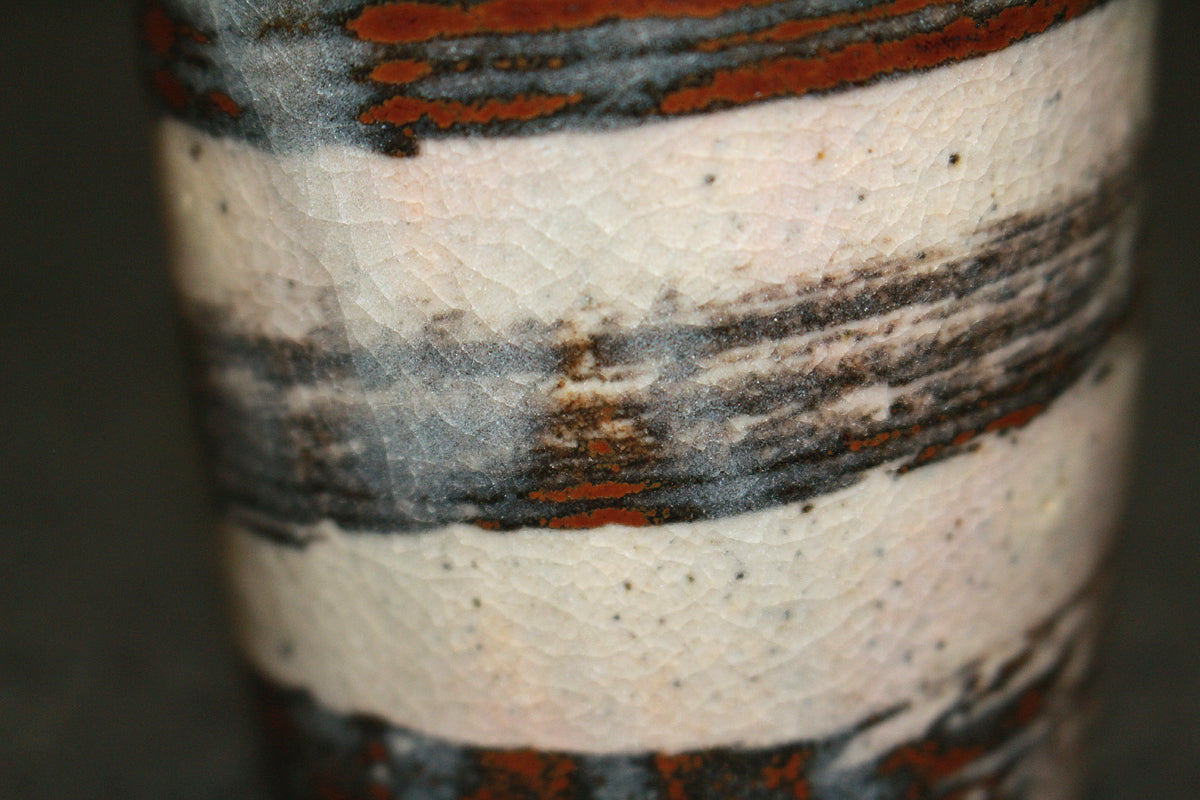 26045	北大路魯山人	 絵瀬戸渦文湯呑（黒田識）  KITAOJI Rosanjin