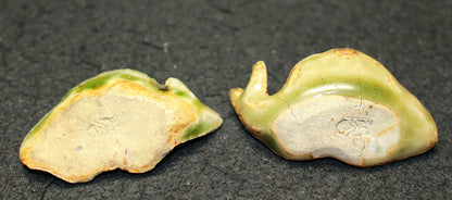 26050   北大路魯山人	魚形箸枕  弐（黒田識） KITAOJI   Rosanjin