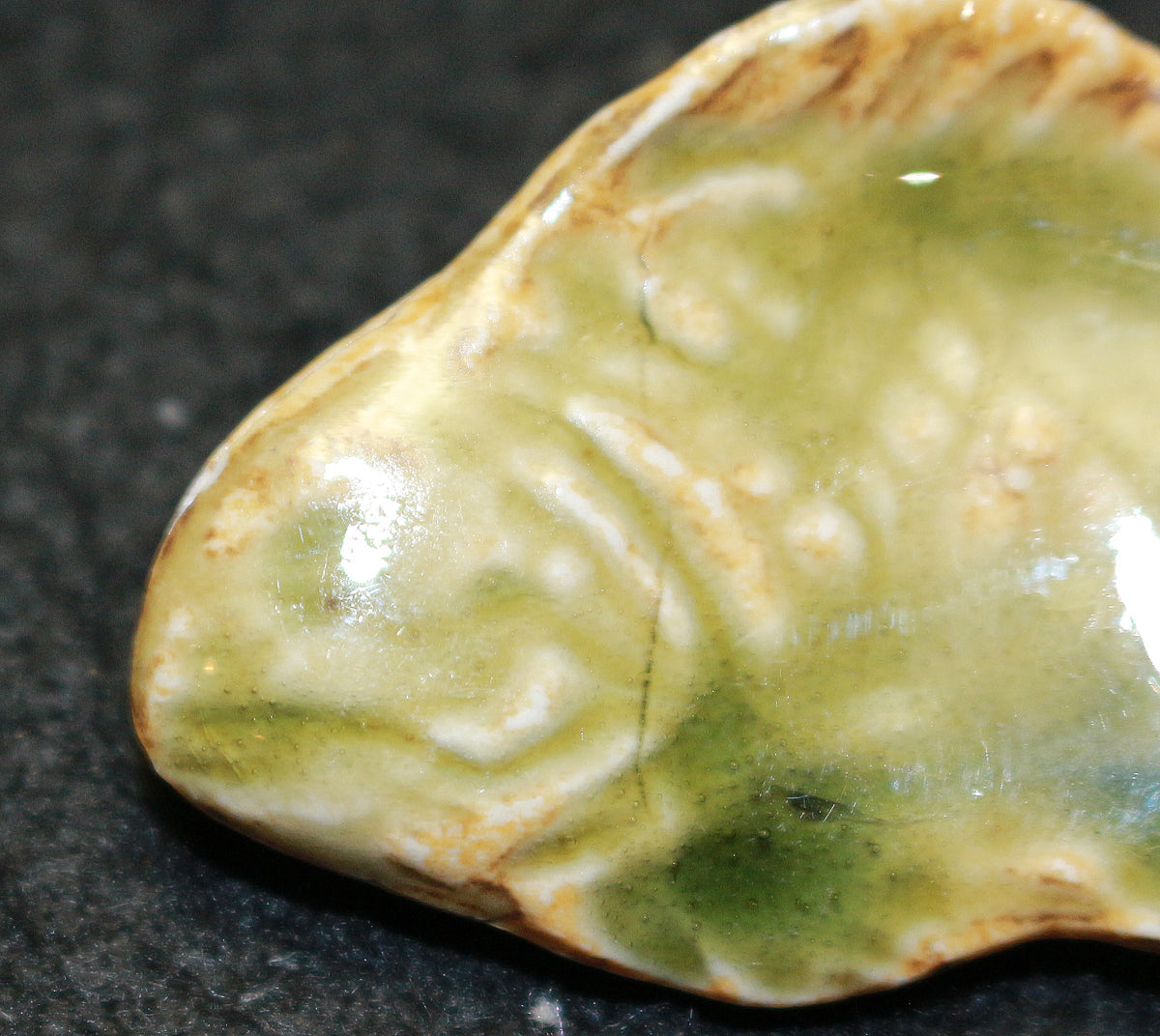 26050   北大路魯山人	魚形箸枕  弐（黒田識） KITAOJI   Rosanjin