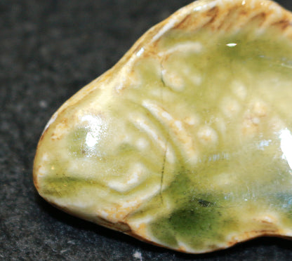 26050   北大路魯山人	魚形箸枕  弐（黒田識） KITAOJI   Rosanjin