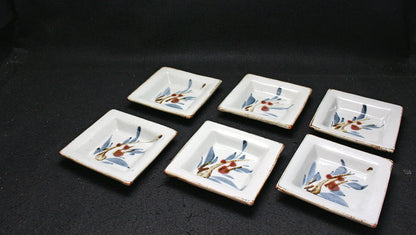 26066	河井寛次郎　草繪皿６枚　KAWAI Kanjiro