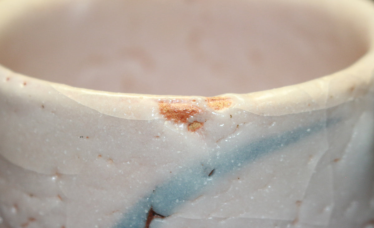 26068 Living National Treasure Kato Kozo Shino Teacup② KATO Kozo 