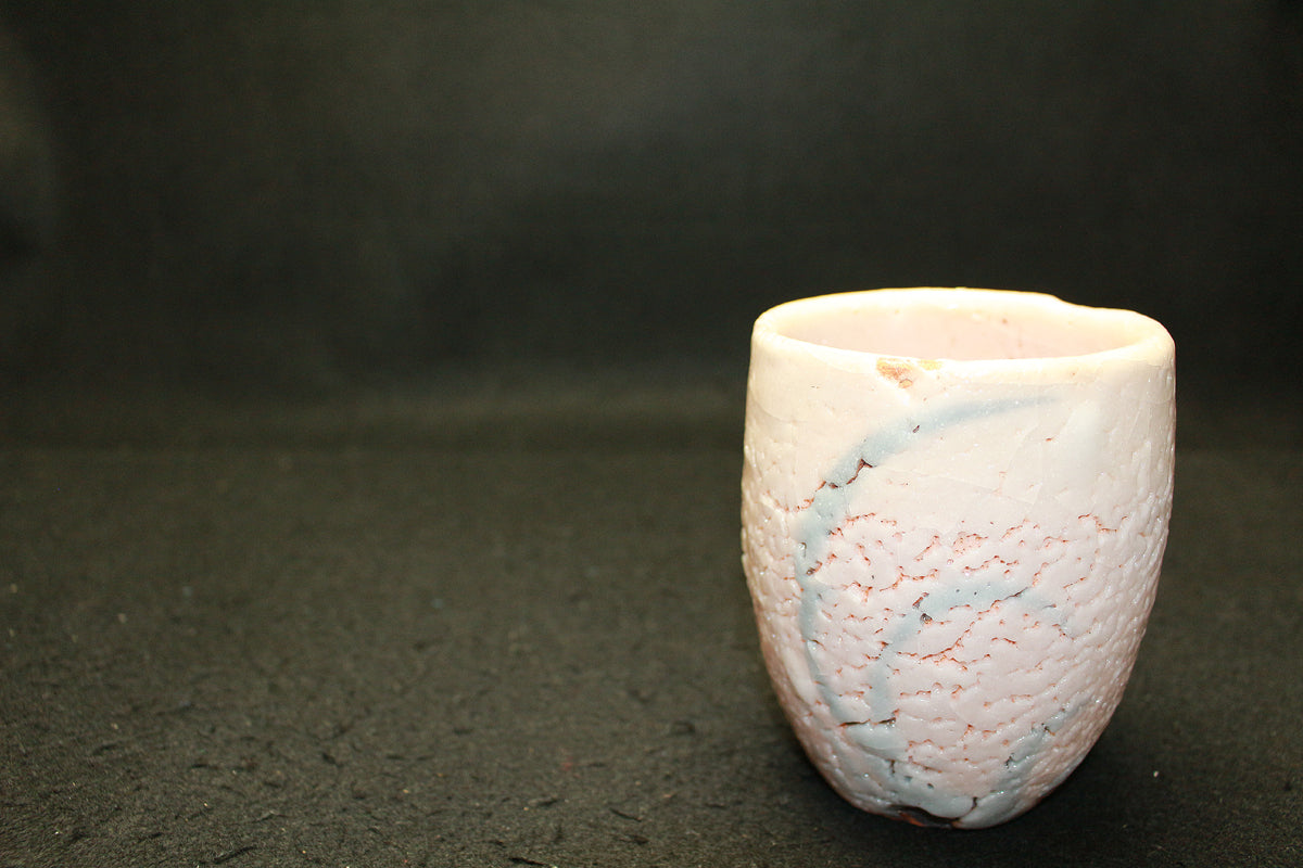 26068 Living National Treasure Kato Kozo Shino Teacup② KATO Kozo 