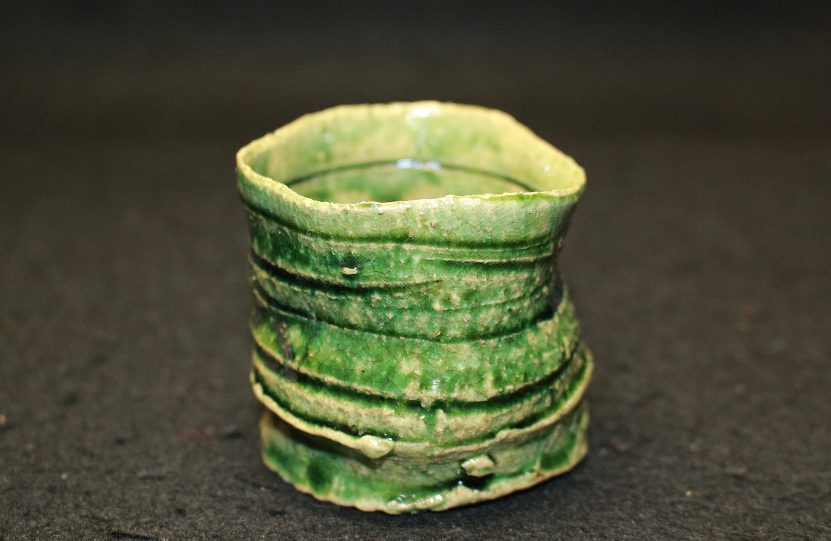 26070	鈴木五郎	　織部ぐいのみ（安藤箱）　SUZUKI　Goro