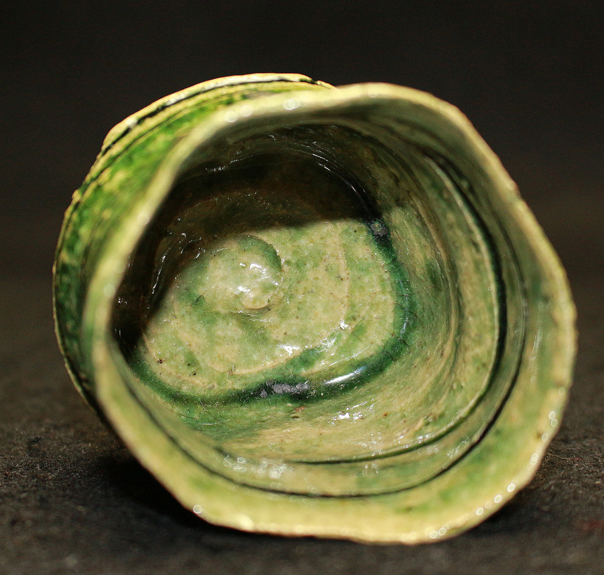 26070	鈴木五郎	　織部ぐいのみ（安藤箱）　SUZUKI　Goro