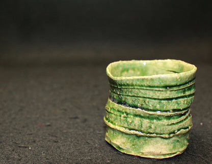 26070	鈴木五郎	　織部ぐいのみ（安藤箱）　SUZUKI　Goro