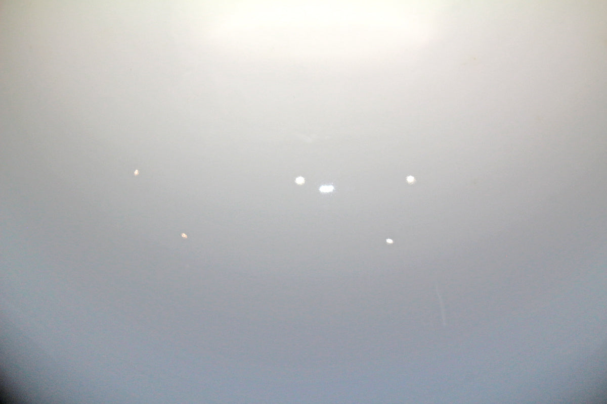 26071 Living National Treasure Inoue Manji White Porcelain Round Vase 