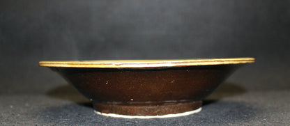 26072	人間国宝　金城次郎　壷屋焼　皿（海老魚紋）