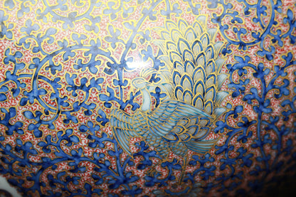 26075 HAYAMA Yuki Shosoin Phoenix and Beast Design Vase (Solo Exhibition Work, Design Commentary Included (Framed)) 