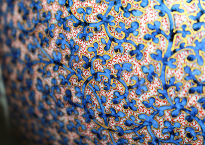 26075 HAYAMA Yuki Shosoin Phoenix and Beast Design Vase (Solo Exhibition Work, Design Commentary Included (Framed)) 