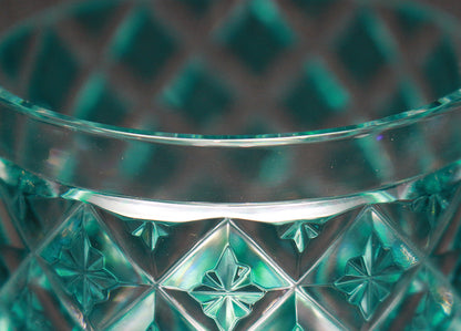 26080	薩摩びーどろ工芸	復元薩摩切子　色被せガラス切子猪口