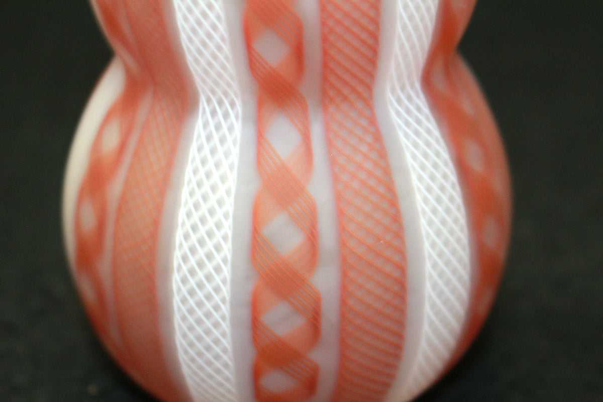 26082 Kyohei Fujita Hand-blown Venice Sake Bottle (Red) FUJITA Kyohei 