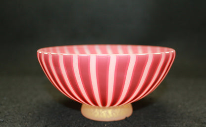 26083	藤田喬平	 手吹ヴェニス茶碗　（赤）　 FUJITA Kyohei