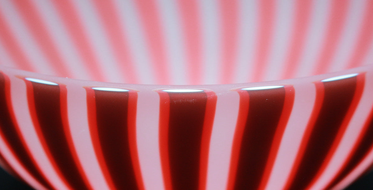 26083 藤田喬平 手吹ヴェニス茶碗 （赤） FUJITA Kyohei – アート飛田