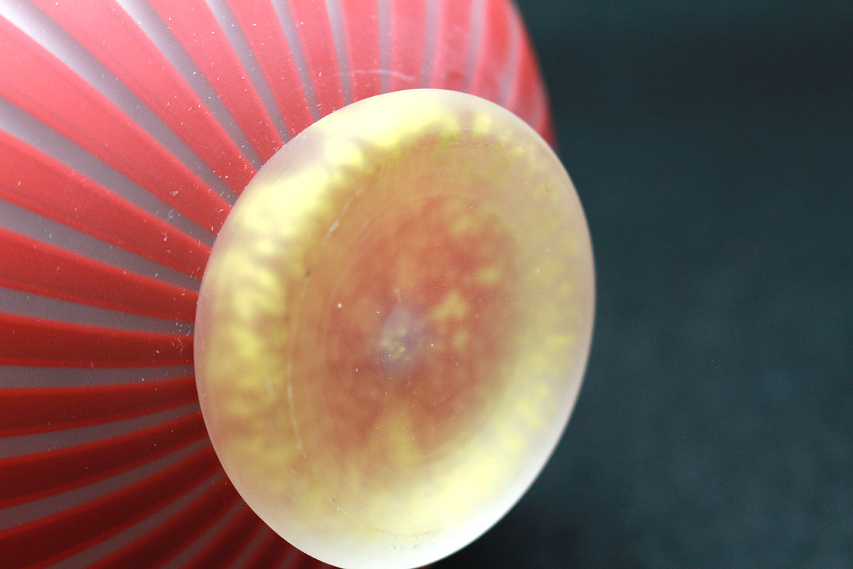 26083 藤田喬平 手吹ヴェニス茶碗 （赤） FUJITA Kyohei – アート飛田