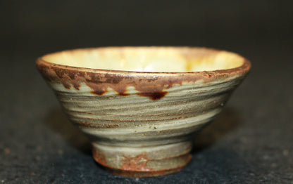 26097 Living National Treasure Jiro Kinjo Sake Cup (Fish Design) 