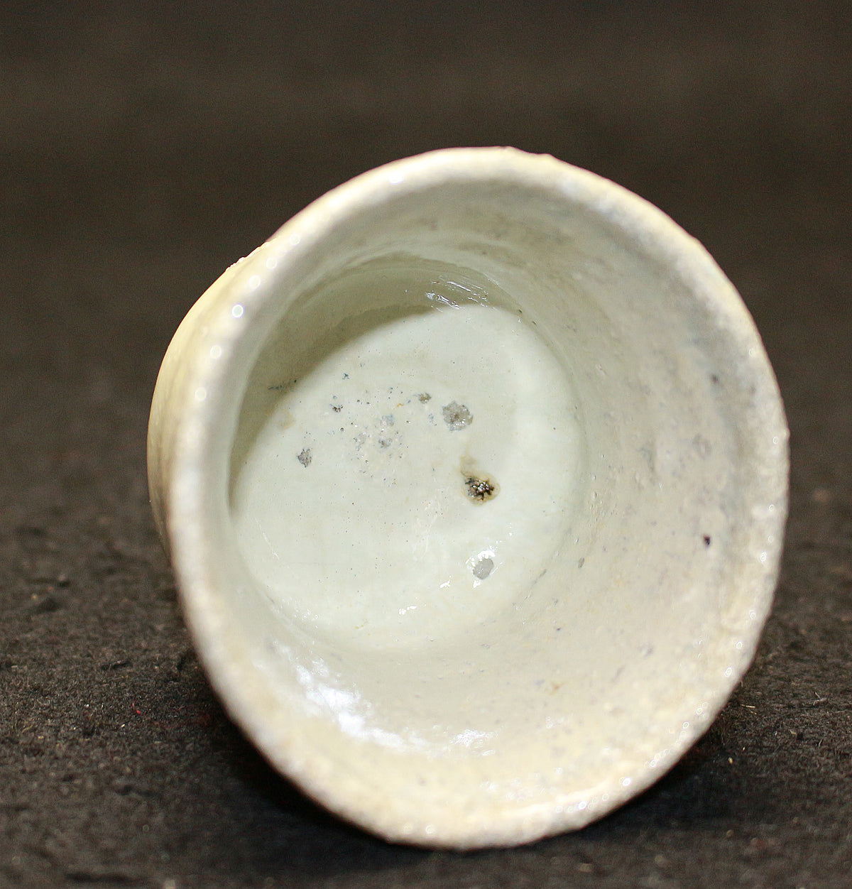 26099	中川自然坊	斑唐津ぐい呑    NAKAGAWA Jinenbo