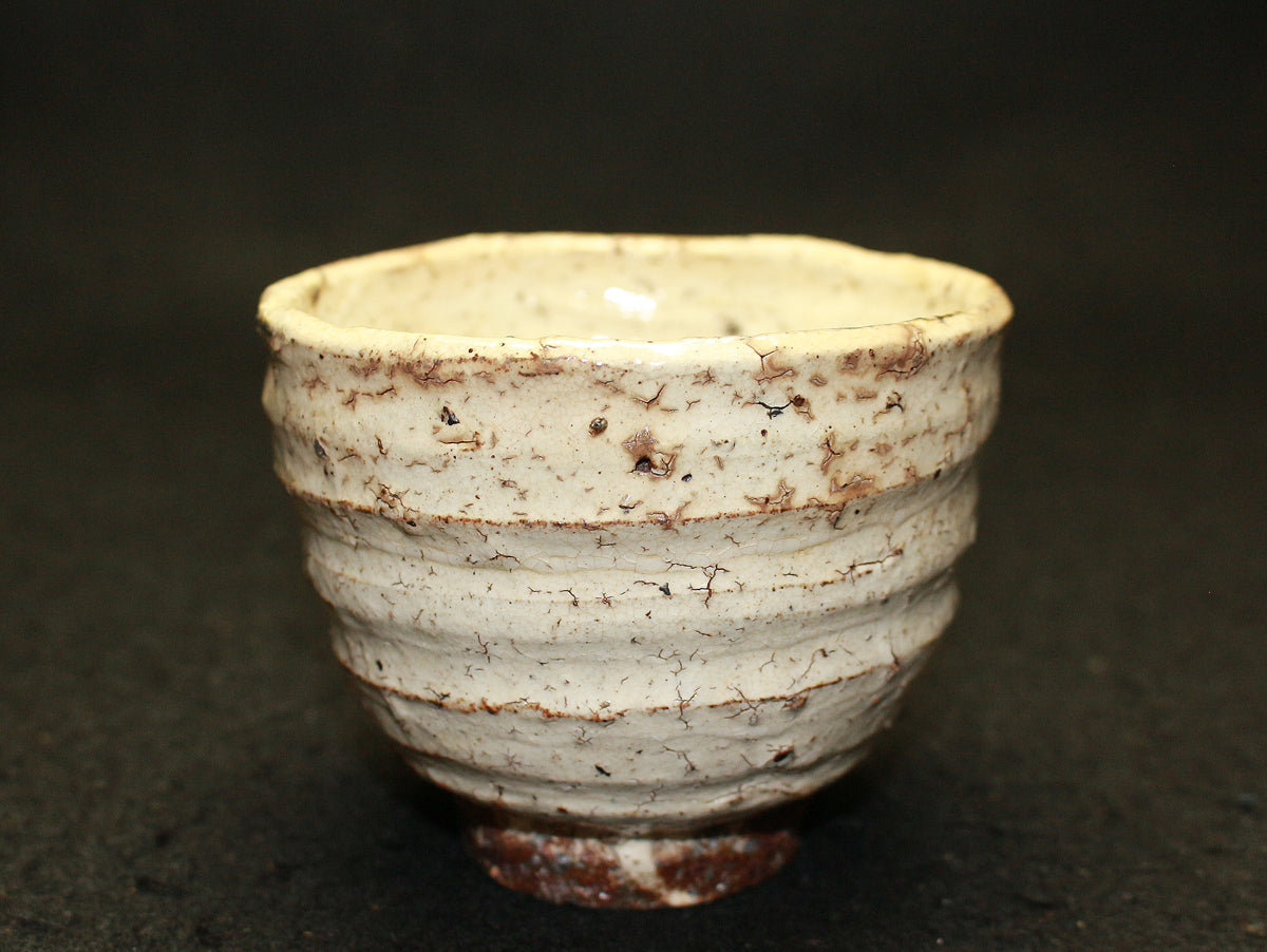 26100   中川自然坊    粉引唐津汲み出し湯呑    NAKAGAWA Jinenbo