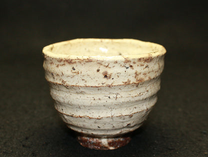 26100   中川自然坊    粉引唐津汲み出し湯呑    NAKAGAWA Jinenbo