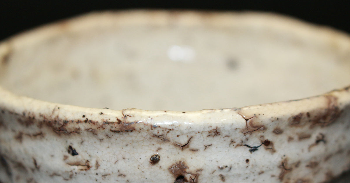 26100   中川自然坊    粉引唐津汲み出し湯呑    NAKAGAWA Jinenbo