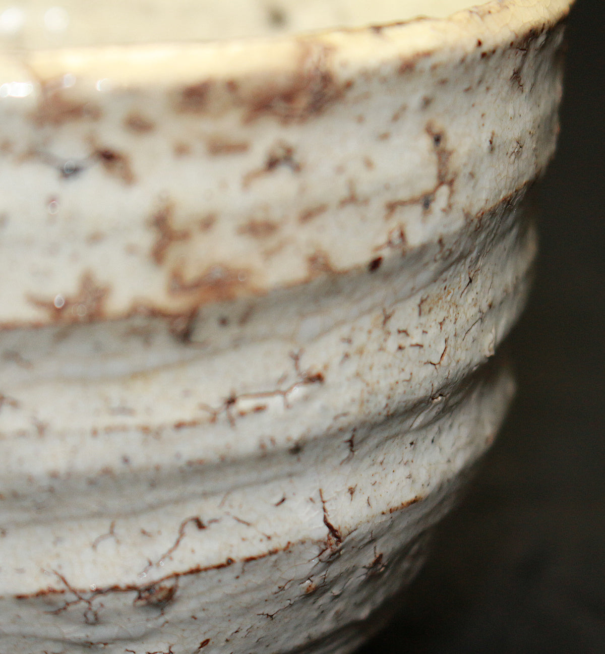 26100   中川自然坊    粉引唐津汲み出し湯呑    NAKAGAWA Jinenbo