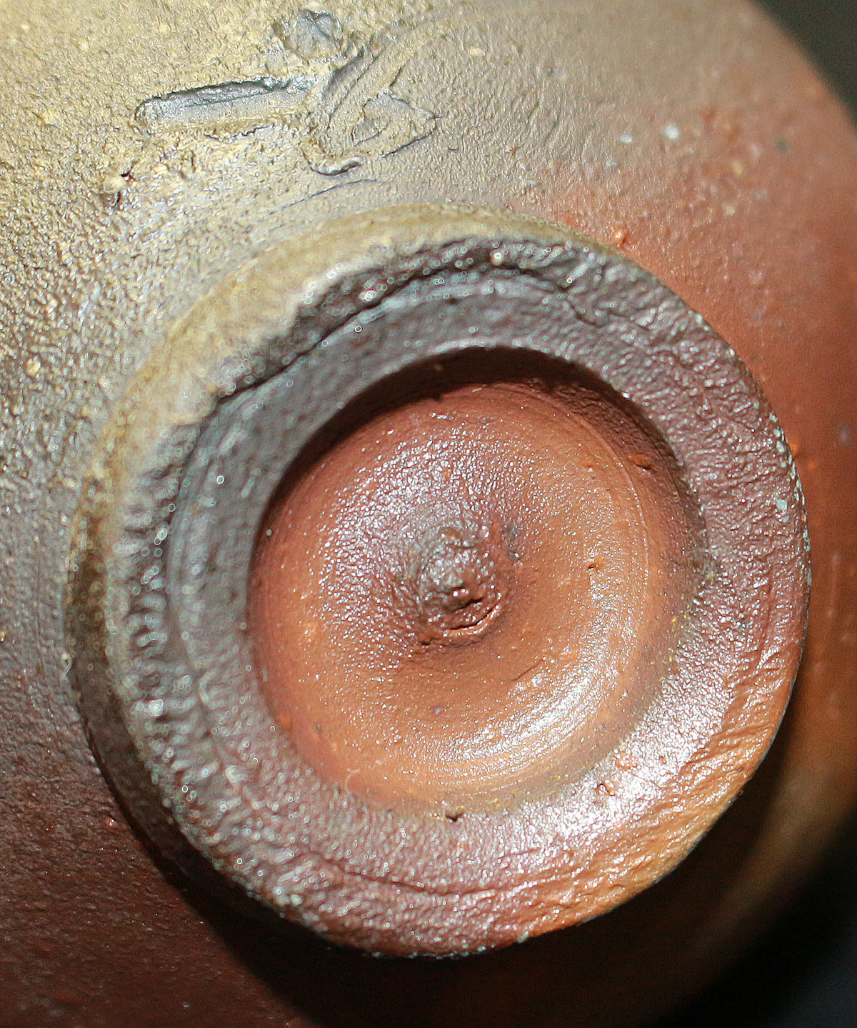 26111　人間国宝　藤原啓	備前酒杯①　　FUJIWARA　Kei