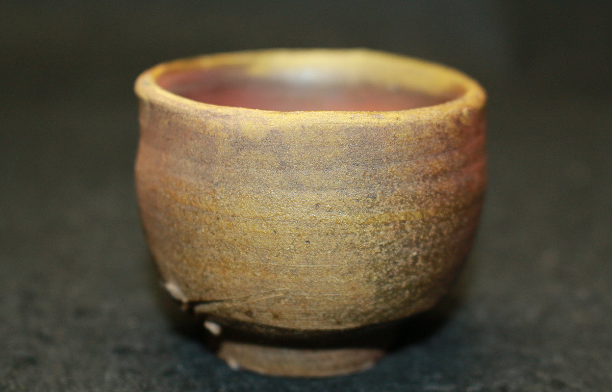 26112　人間国宝　藤原啓	備前酒杯②　　FUJIWARA　Kei