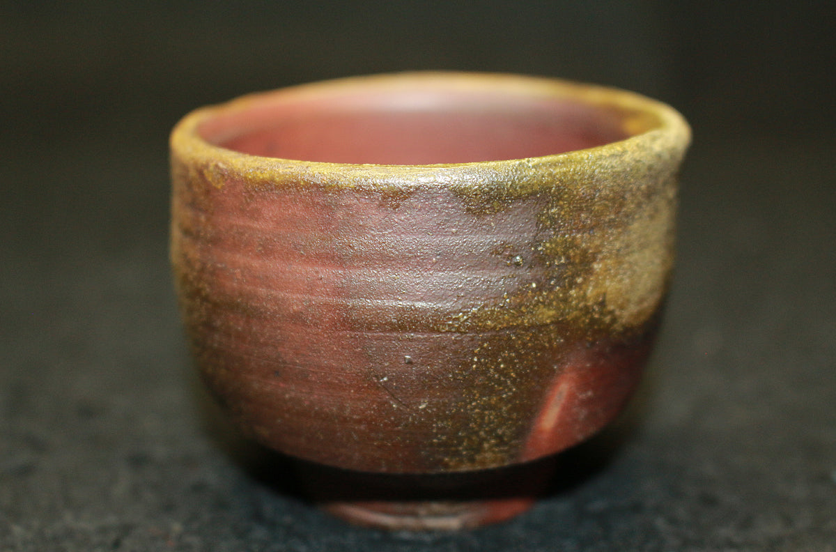 26112　人間国宝　藤原啓	備前酒杯②　　FUJIWARA　Kei