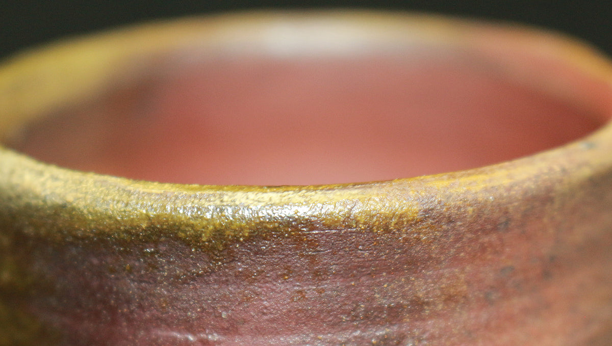 26112　人間国宝　藤原啓	備前酒杯②　　FUJIWARA　Kei