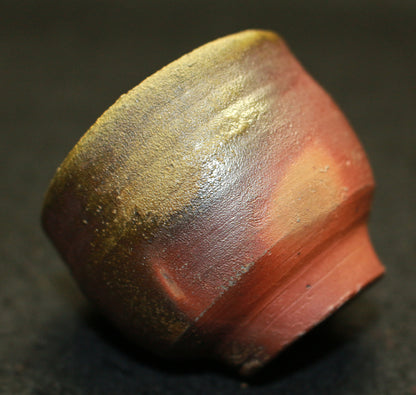 26112　人間国宝　藤原啓	備前酒杯②　　FUJIWARA　Kei