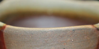 26113	人間国宝　藤原雄	　備前酒杯　FUJIWARA Yu