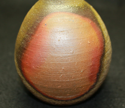 26117 Living National Treasure Fujiwara Kei Bizen Sake Bottle FUJIWARA Kei 