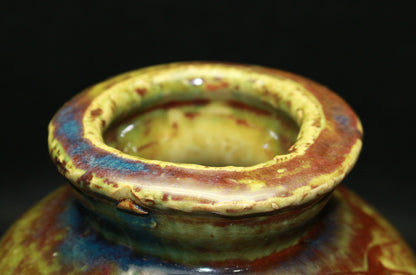 26122	北大路魯山人	 於里扁草絵花入（友斎箱・個展出品作） 　KITAOJI Rosanjin