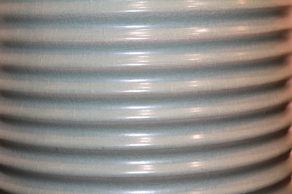 26123　人間国宝　中島宏	青磁壷　NAKAJIMA　Hiroshi