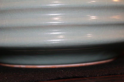 26123　人間国宝　中島宏	青磁壷　NAKAJIMA　Hiroshi